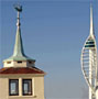 Wylie house and Spinnaker Tower